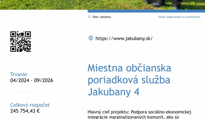 1. fotografia fotogalérie Projekty / Miestna občianska poriadková služba - MOPS 4 - foto