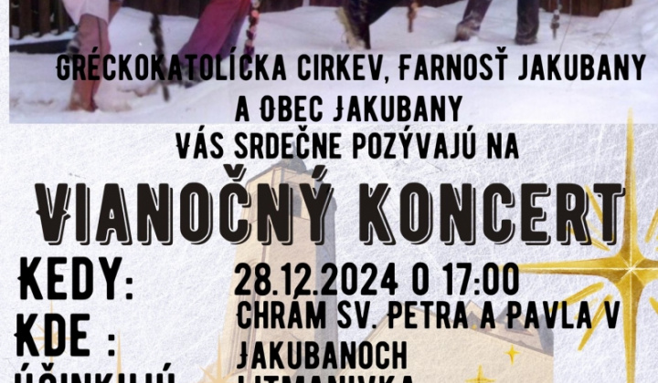 1. fotografia fotogalérie VIANOČNÝ KONCERT - pozvánka - foto