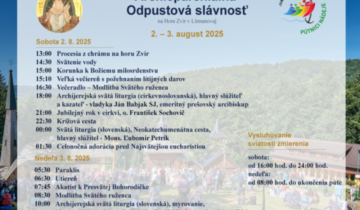 1. fotografia fotogalérie Hora Zvir - Odpustová slávnosť - foto