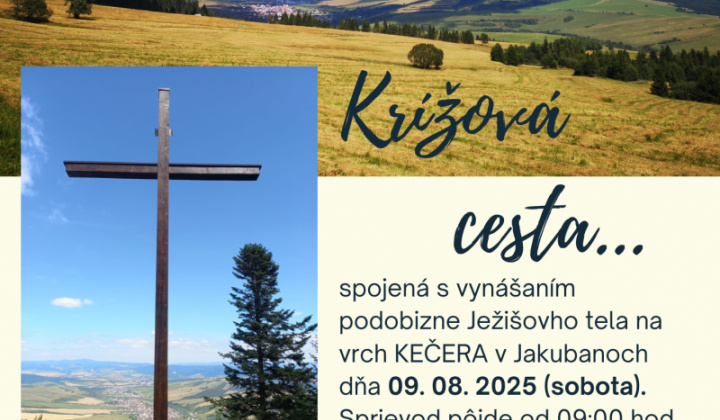1. fotografia fotogalérie Krížová cesta na vrch Kečera - pozvánka - foto