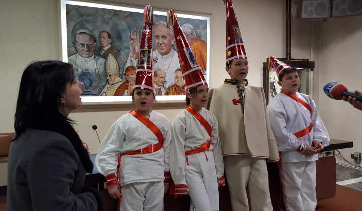 5. fotografia fotogalérie Jakubianski koledníci Dobrej noviny v Ríme a Vatikáne (28.12.2019-02.01.2020)