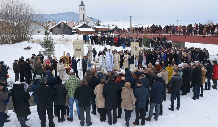 1. fotografia fotogalérie Jordánske svätenie potoka Jakubianka (06. 01. 2020)