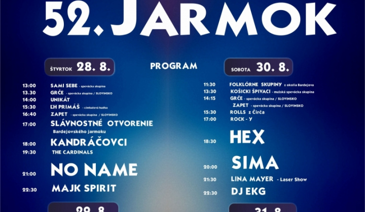 1. fotografia fotogalérie 52. Bardejovský jarmok - pozvánka - foto