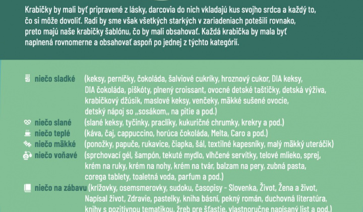 1. fotografia fotogalérie Aktuality / ''Koľko lásky sa zmestí do krabice od topánok?'' - 8. ročník celoslovenskej výzvy - foto