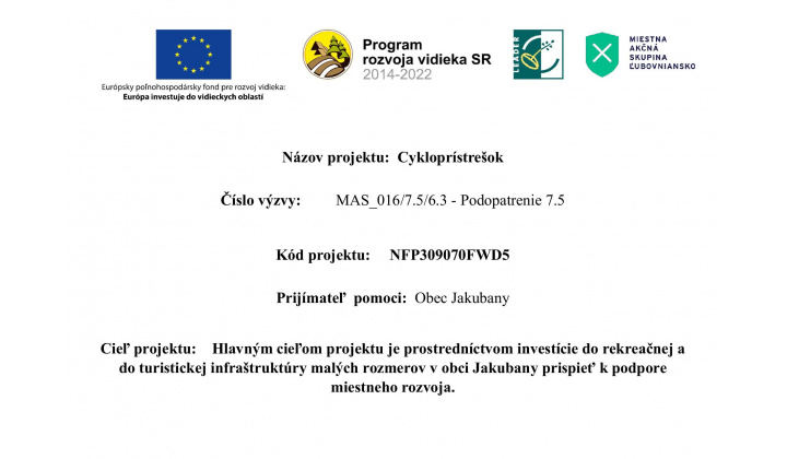Fotka - Cykloprístešok