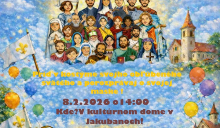 Fotka - Farský karneval svätých - pozvánka