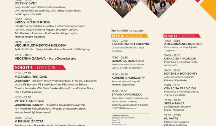 Fotka - Rusínska vatra na Malom Lipníku - pozvánka