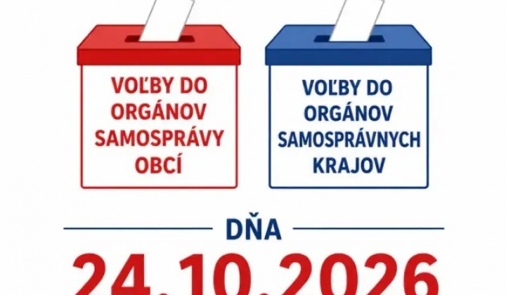 Fotka - Spojené voľby 2026 - Voľby do orgánov samosprávy obcí a voľby do orgánov samosprávnych krajov