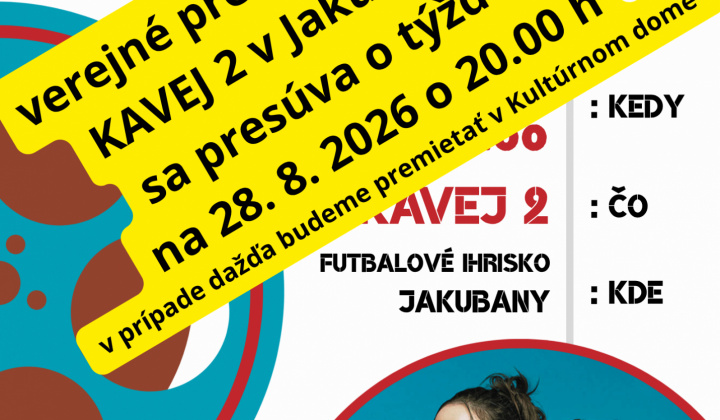 Fotka - KINOTÁCIE - pozvánka - ZMENA