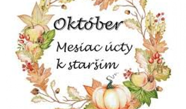 Fotka - OKTÓBER - mesiac úcty k starším