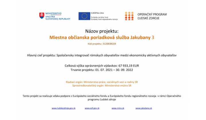 Fotka - Miestna občianska poriadková služba - MOPS 3